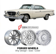 CUSTOM CLASSIC VINTAGE RESTOMOD RETRO OLD SCHOOL FORGED WHEELS RIMS for CHRYSLER 300 1958 - 1990