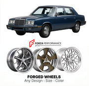 CUSTOM CLASSIC VINTAGE RESTOMOD RETRO OLD SCHOOL FORGED WHEELS RIMS for CHRYSLER EXECUTIVE 1983 - 1986