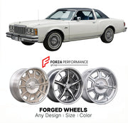 CUSTOM CLASSIC VINTAGE RESTOMOD RETRO OLD SCHOOL FORGED WHEELS RIMS for CHRYSLER LEBARON 1977 - 1990