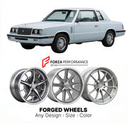 CUSTOM CLASSIC VINTAGE RESTOMOD RETRO OLD SCHOOL FORGED WHEELS RIMS for DODGE 400 1982 - 1983