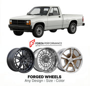 CUSTOM CLASSIC VINTAGE RESTOMOD RETRO OLD SCHOOL FORGED WHEELS RIMS for DODGE DAKOTA 1987 - 1990