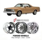 CUSTOM CLASSIC VINTAGE RESTOMOD RETRO OLD SCHOOL FORGED WHEELS RIMS for GMC CABALLERO 1978 - 1987
