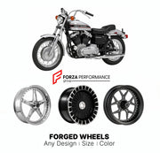 CUSTOM FORGED MOTORCYCLE WHEELS RIMS for HARLEY DAVIDSON XLH SPORTSTER 1957 - 1985