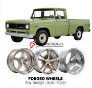 CUSTOM CLASSIC VINTAGE RESTOMOD RETRO OLD SCHOOL FORGED WHEELS RIMS for INTERNATIONAL HARVESTER 1010 1971 - 1973
