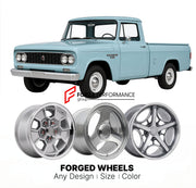 CUSTOM CLASSIC VINTAGE RESTOMOD RETRO OLD SCHOOL FORGED WHEELS RIMS for INTERNATIONAL HARVESTER C-110 1961 - 1964