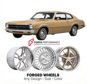 CUSTOM CLASSIC VINTAGE RESTOMOD RETRO OLD SCHOOL FORGED WHEELS RIMS for MERCURY COMET 1971 - 1977