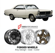 CUSTOM CLASSIC VINTAGE RESTOMOD RETRO OLD SCHOOL FORGED WHEELS RIMS for MERCURY COMET CALIENTE 1966 - 1967