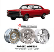 CUSTOM CLASSIC VINTAGE RESTOMOD RETRO OLD SCHOOL FORGED WHEELS RIMS for MERCURY COMET CYCLONE GT 1966 - 1967