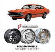 CUSTOM CLASSIC VINTAGE RESTOMOD RETRO OLD SCHOOL FORGED WHEELS RIMS for MERCURY COMET GT 1971 - 1977