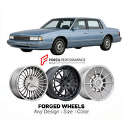 CUSTOM CLASSIC VINTAGE RESTOMOD RETRO OLD SCHOOL FORGED WHEELS RIMS for OLDSMOBILE 88 1986 - 1990