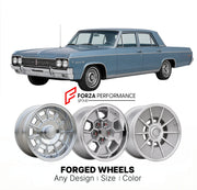 CUSTOM CLASSIC VINTAGE RESTOMOD RETRO OLD SCHOOL FORGED WHEELS RIMS for OLDSMOBILE JETSTAR 88 1964 - 1964