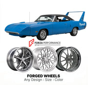 CUSTOM CLASSIC VINTAGE RESTOMOD RETRO OLD SCHOOL FORGED WHEELS RIMS for PLYMOUTH SUPERBIRD 1970 - 1970