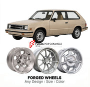 CUSTOM CLASSIC VINTAGE RESTOMOD RETRO OLD SCHOOL FORGED WHEELS RIMS for PONTIAC 1000 1984 - 1985