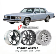CUSTOM CLASSIC VINTAGE RESTOMOD RETRO OLD SCHOOL FORGED WHEELS RIMS for PONTIAC BONNEVILLE 1982 - 1986