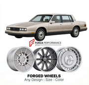 CUSTOM CLASSIC VINTAGE RESTOMOD RETRO OLD SCHOOL FORGED WHEELS RIMS for PONTIAC BONNEVILLE SSE 1987 - 1989