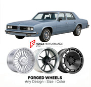 CUSTOM CLASSIC VINTAGE RESTOMOD RETRO OLD SCHOOL FORGED WHEELS RIMS for PONTIAC LEMANS 1978 - 1981