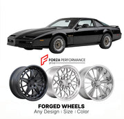 CUSTOM CLASSIC VINTAGE RESTOMOD RETRO OLD SCHOOL FORGED WHEELS RIMS for PONTIAC TRANS AM WS6 1982 - 1989