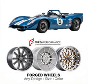 CUSTOM CLASSIC VINTAGE RESTOMOD RETRO OLD SCHOOL FORGED WHEELS RIMS for SHELBY CAN-AM 1967 - 1969