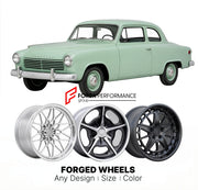 CUSTOM CLASSIC VINTAGE RESTOMOD RETRO OLD SCHOOL FORGED WHEELS RIMS for STUDEBAKER SCOTSMAN 1958 - 1964