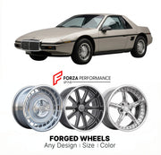 CUSTOM CLASSIC VINTAGE RESTOMOD RETRO OLD SCHOOL FORGED WHEELS RIMS for ZIMMER QUICKSILVER 1978 - 1988