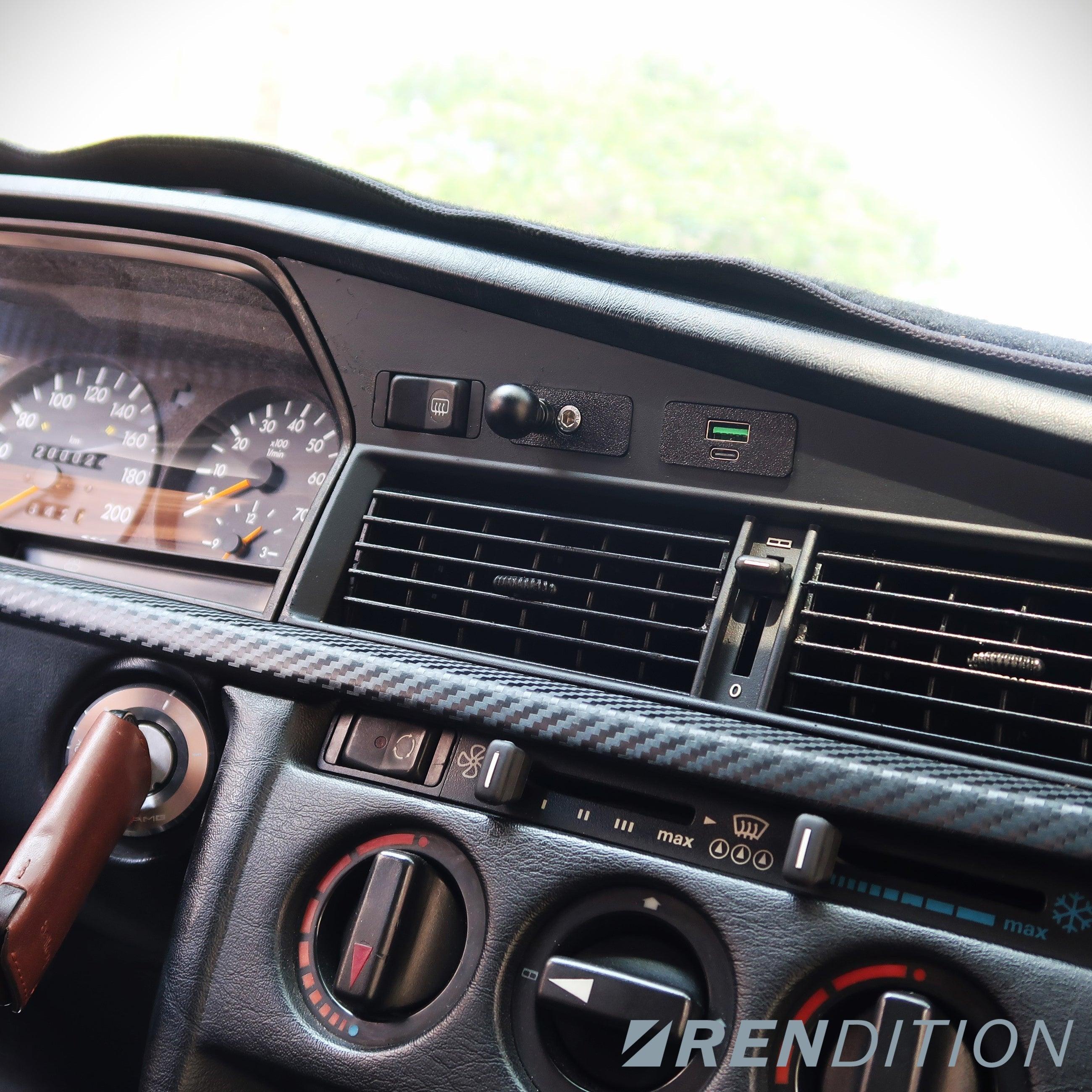 M-BENZ W201 FRONT USB CHARGING MODULES Mercedes Benz 190E