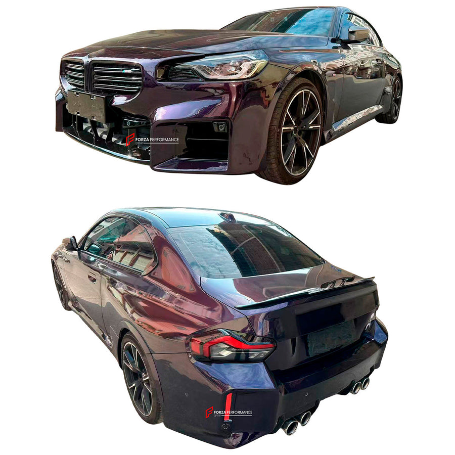 Buy Now CONVERSION BODY KIT for BMW 2 SERIES G42 2022+ UPGRADE to M2 G87 2023+ M-PERFORMANCE FACELIFT and upgrade car parts from SIR Tuning at the Best Price. Headlights, Tail lights, Bodykits, Navigations, body kit and more - Fast & Free Shipping within Europe, US & Worldwide.