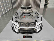 DRY CARBON FIBER WIDE BODY KIT WITH EXHAUST CATBACK SYSTEM for LAMBORGHINI URUS SUV 2018 - 2022