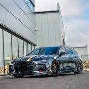 DRY CARBON BODY KIT WITH EXHAUST SYSTEM for AUDI RS6 C8 2019 - 2023