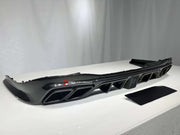 DRY CARBON REAR DIFFUSER WITH EXHAUST TIPS FOR MERCEDES-BENZ S-CLASS W223 2020+