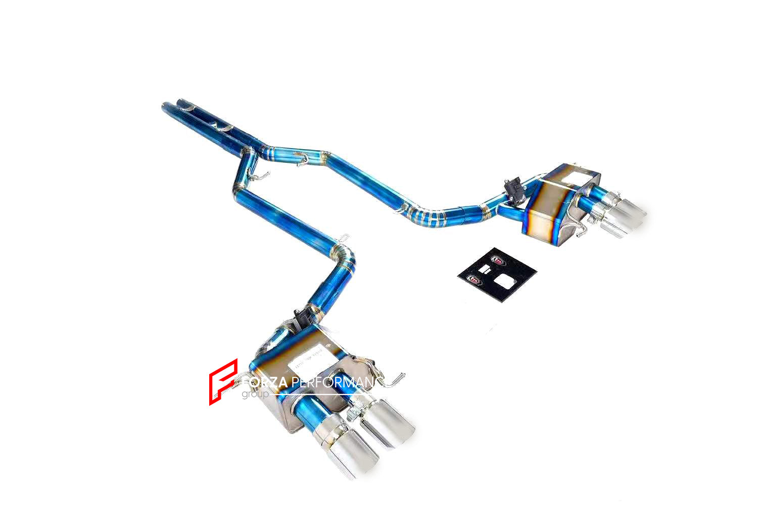 TITANIUM VALVED EXHAUST CATBACK MUFFLER for Maserati GranTurismo 4.2T