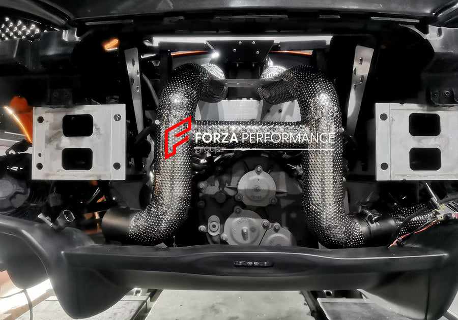 Buy Now VALVED EXHAUST CATBACK MUFFLER for Mclaren 540C 570S 3.8T and upgrade car parts from SIR Tuning at the Best Price. Headlights, Tail lights, Bodykits, Navigations, Exhaust system and more - Fast & Free Shipping within Europe, US & Worldwide.