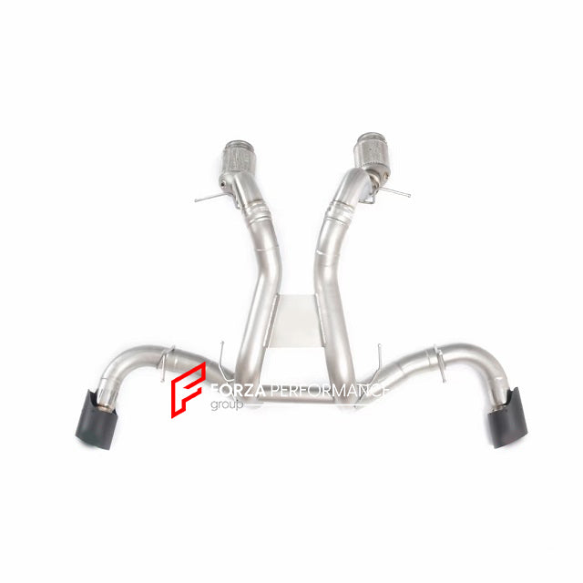 VALVED EXHAUST CATBACK MUFFLER for Mclaren 540C 570S 3.8T