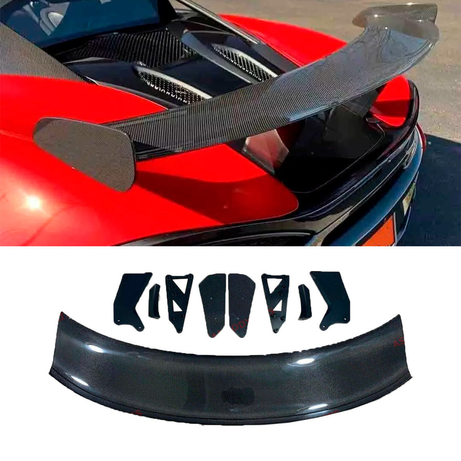 Buy Now CONVERSION MCLAREN 570S GT4 CARBON REAR WING SPOILER for MCLAREN 540C 570GT 570S SPORTS SERIES P13 2015 - 2021 and upgrade car parts from SIR Tuning at the Best Price. Headlights, Tail lights, Bodykits, Navigations, body kit and more - Fast & Free Shipping within Europe, US & Worldwide.