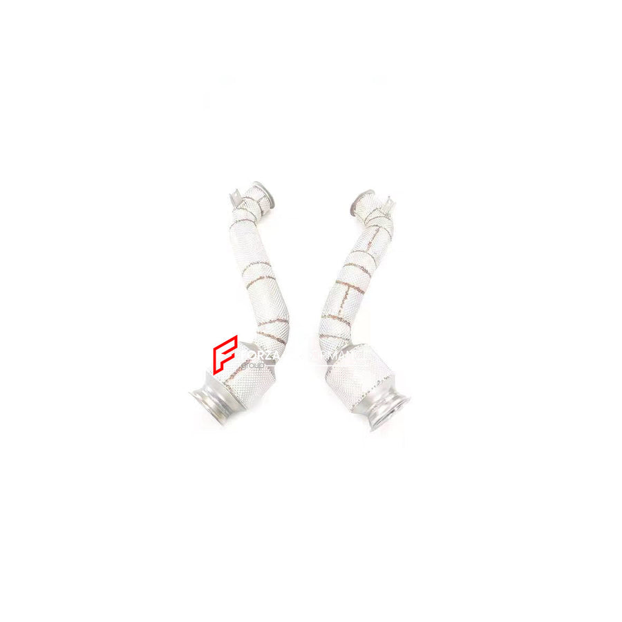 Buy Now Exhaust downpipe catted For Mclaren GT 4.0T and upgrade car parts from SIR Tuning at the Best Price. Headlights, Tail lights, Bodykits, Navigations, Exhaust system and more - Fast & Free Shipping within Europe, US & Worldwide.