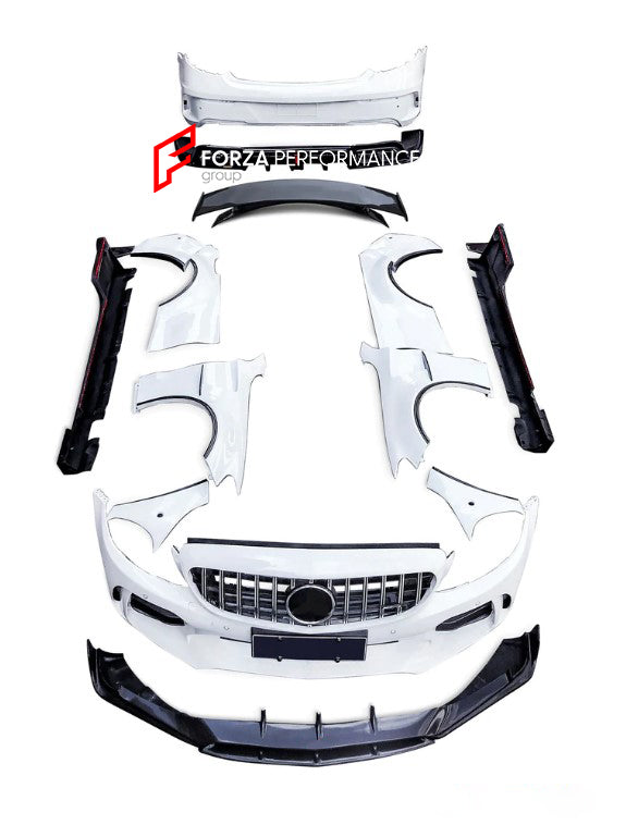 CARBON BODY KIT FOR MERCEDES-BENZ W205 C300 C43 2015+