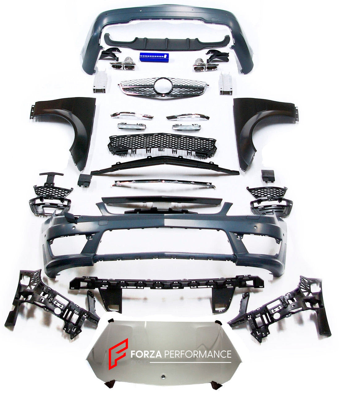 CONVERSION BODY KIT for MERCEDES BENZ C CLASS C180 C200 C230 C250 C280 C300 C350 W204 2007 - 2015 upgrade to C63 FACELIFT