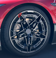 FORGED WHEELS RIMS WITH DRY CARBON RING for MERCEDES-BENZ PURE SPEED