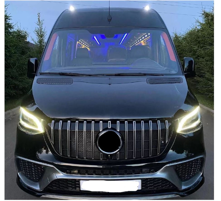 Buy Now FRONT GRILLE for MERCEDES BENZ SPRINTER and upgrade car parts from SIR Tuning at the Best Price. Headlights, Tail lights, Bodykits, Navigations, body kit and more - Fast & Free Shipping within Europe, US & Worldwide.