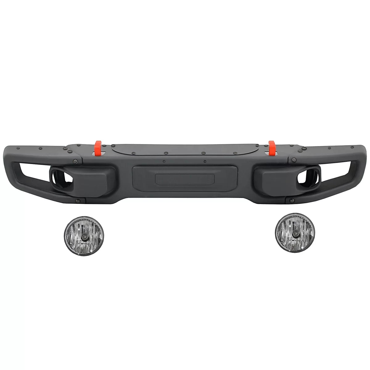 Metal Front Bumper suitable for Jeep Wrangler Rubicon JK (2007-2017) 10th Anniversary Hard Rock Style – product image 1