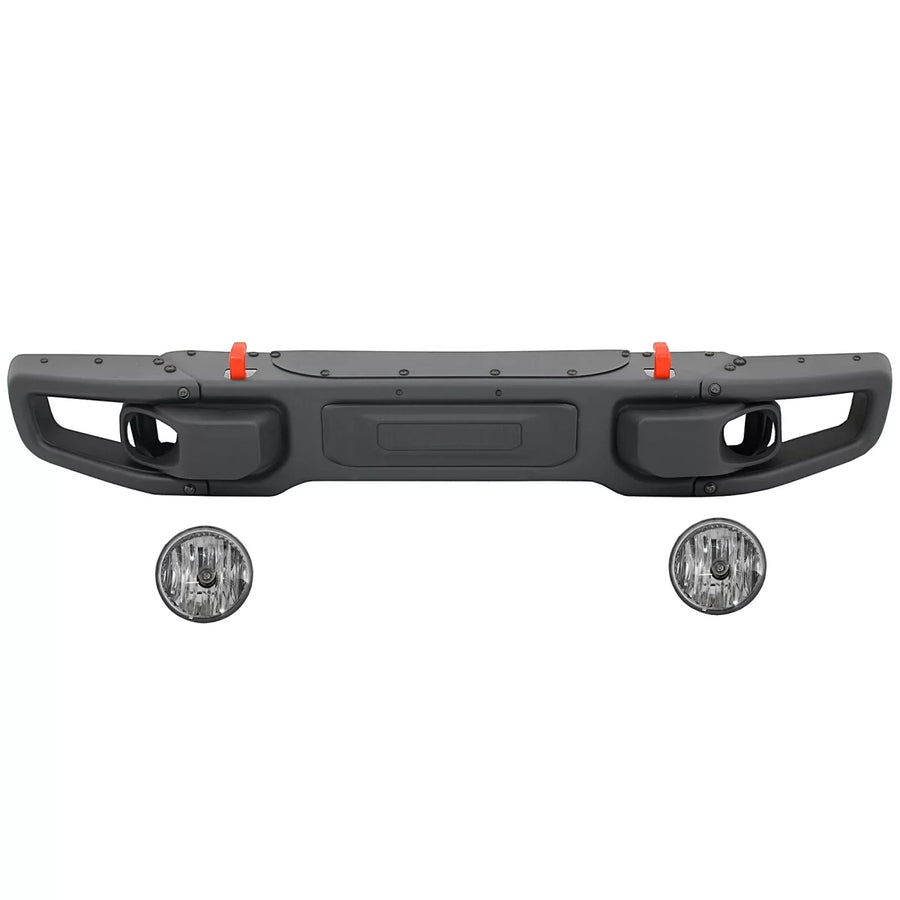 Metal Front Bumper suitable for Jeep Wrangler Rubicon JK (2007-2017) 10th Anniversary Hard Rock Style – product image 1