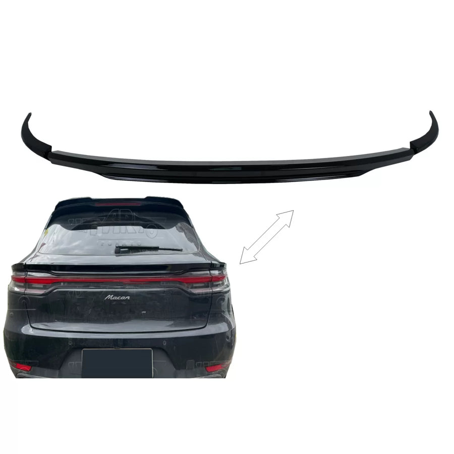 Middle Trunk Spoiler Wing suitable for Porsche Macan Facelift SUV 95B (2019-2021) Black – product image 1