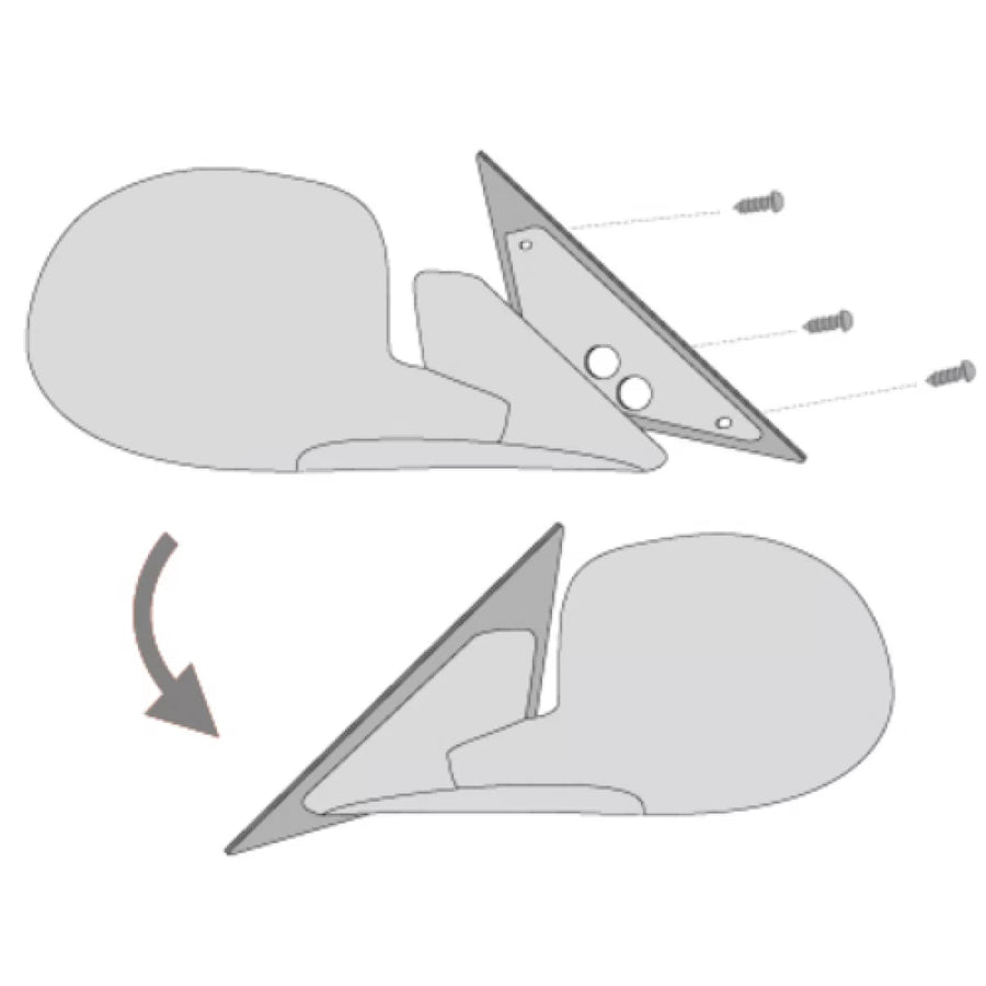 Mirror Adapter Plates suitable for OPEL VECTRA B