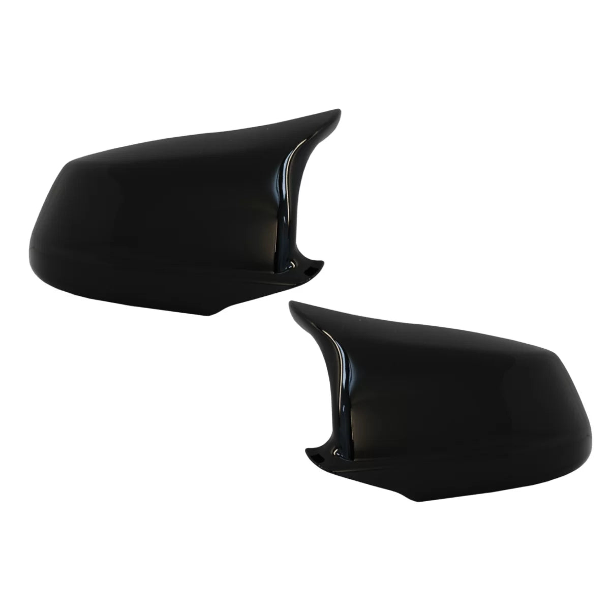 Mirror Covers suitable for BMW 5 Series F10 F11 F18 Non LCI (07.2010-2013) Piano Black M Design – product image 1
