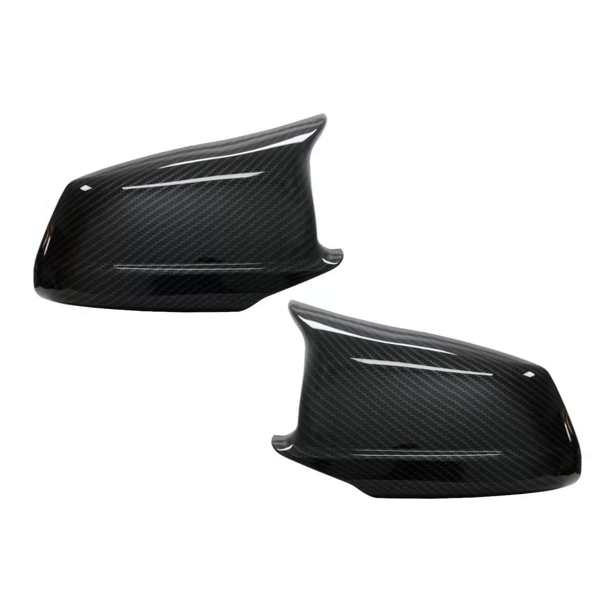 Mirror Covers suitable for BMW 5 Series F10 F11 F18 Non LCI (07.2010-2013) Carbon Look M Design – product image 1