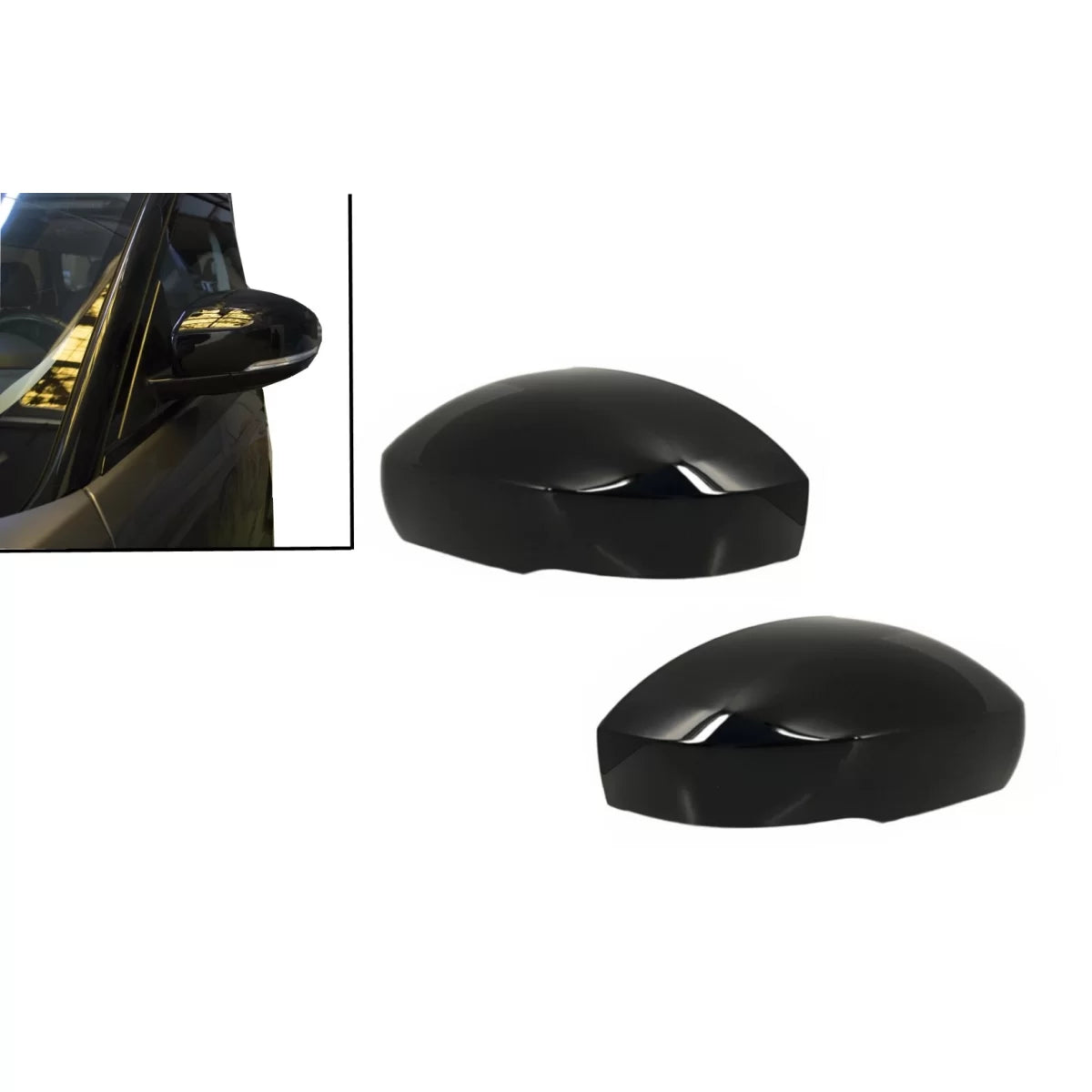 Mirror Covers Glossy Black suitable for Land Range Rover Vogue L405 (2013-2017) Sport L494 (2013-2017) Discovery V L462 – pro