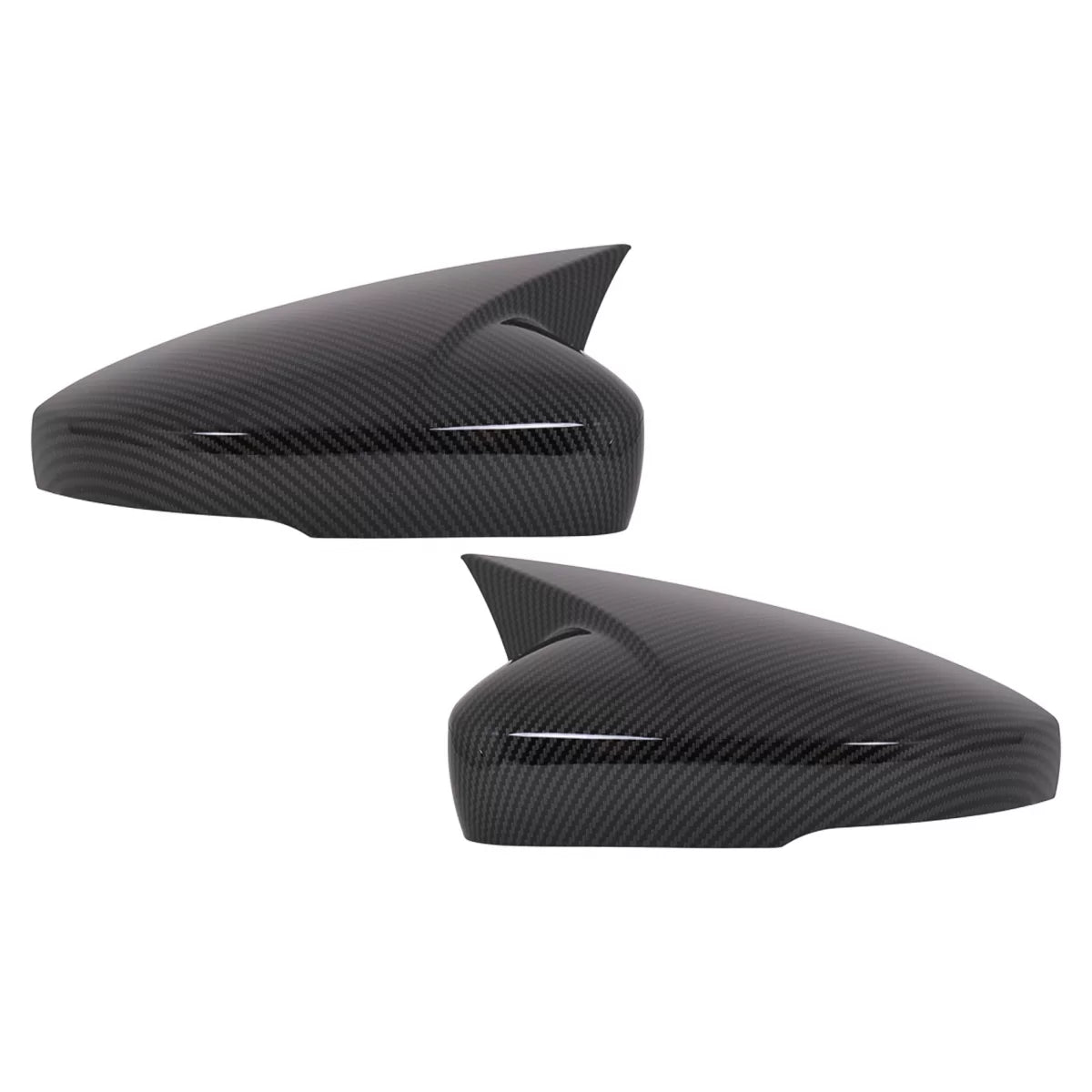 Mirror Covers suitable for VW Polo 6R 6C MK5 (2009-2017) Up! Hatchback (09.2016-2019) Carbon Look – product image 1