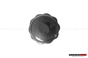 DRY CARBON OIL CAP COVER FOR FERRARI SF90 STRADALE | OEM STYLE