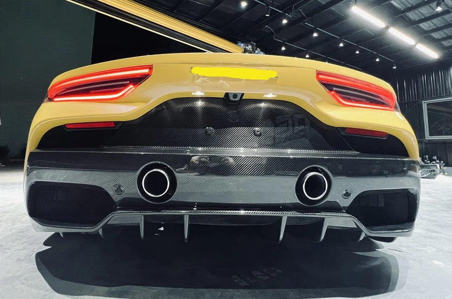 Buy Now CARBON FIBER REAR DIFFUSER for MASERATI MC20 2020 - 2023 | OEM STYLE and upgrade car parts from SIR Tuning at the Best Price. Headlights, Tail lights, Bodykits, Navigations, body kit and more - Fast & Free Shipping within Europe, US & Worldwide.