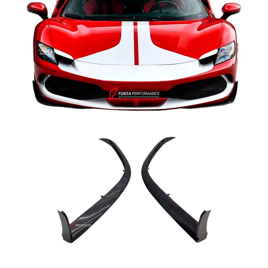 Buy Now DRY CARBON REPLACEMENT FRONT LIP for FERRARI 296 GTS GTB and upgrade car parts from SIR Tuning at the Best Price. Headlights, Tail lights, Bodykits, Navigations, body kit and more - Fast & Free Shipping within Europe, US & Worldwide.