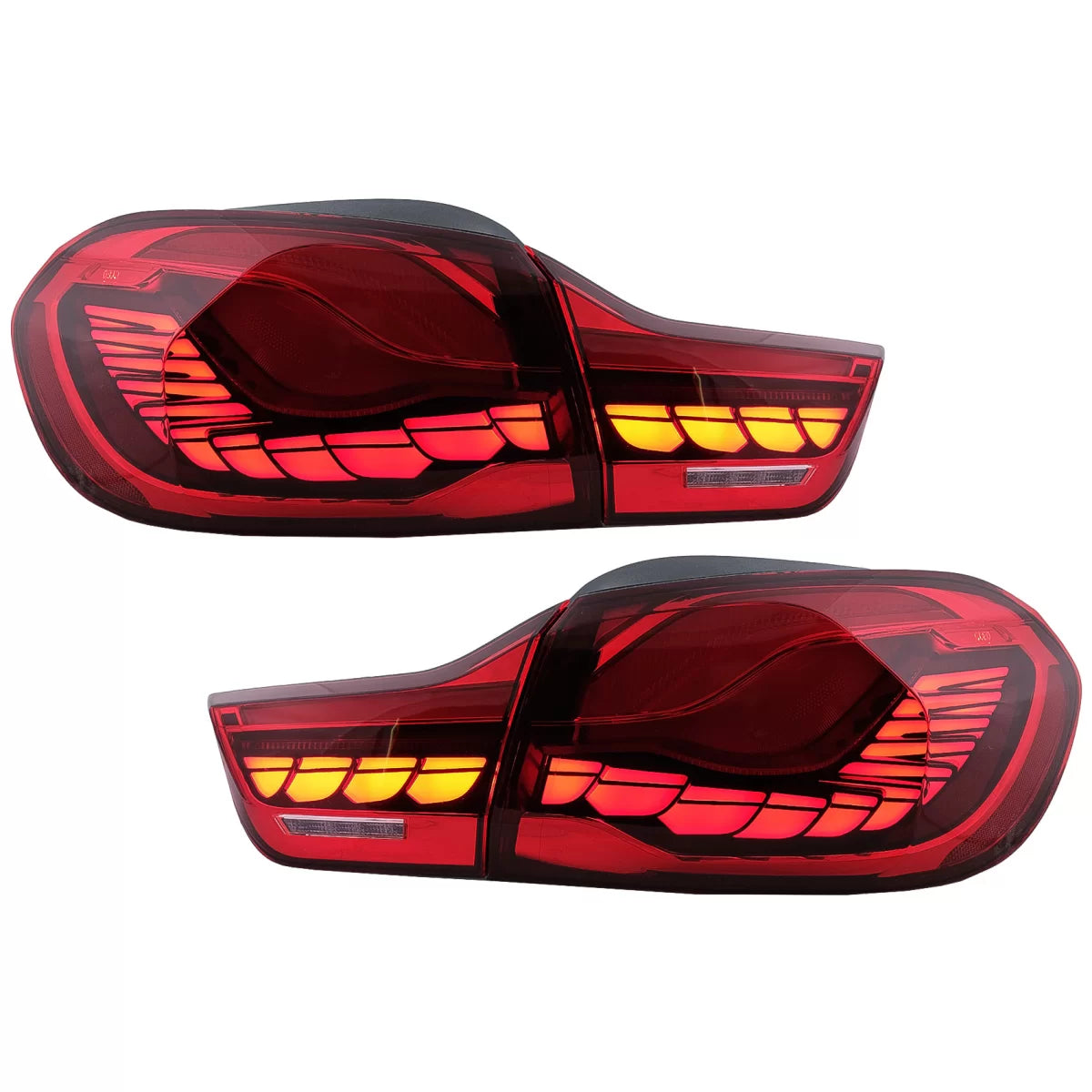 OLED Taillights suitable for BMW 4 Series F32 F33 F36 M4 F82 F83 (2013-03.2019) Red with Dynamic Sequential Turning Light – p
